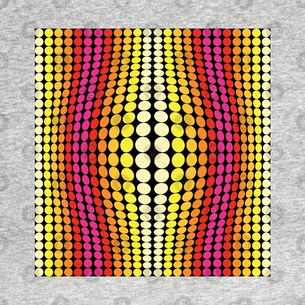 Dots color yellow, orange, red by NYWA-ART-PROJECT